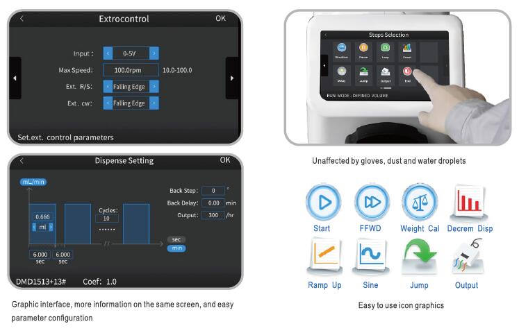 7 inch color display